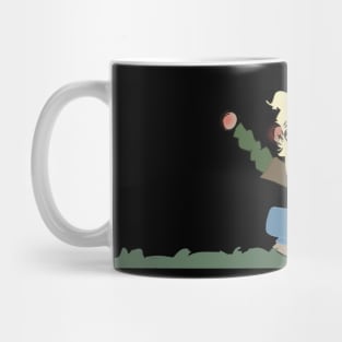 Sitting girl Mug